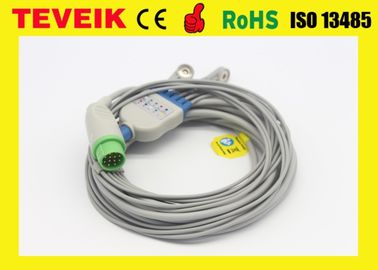 کابل ECL کابل Biolight / 12 پین اتصال کابل ECG سازگار با M7000، M9500