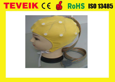 قیمت کارخانه پزشکی 20 لید درپوش EEG پزشکی با الکترود قلع کلاه EEG نوروفیدبک