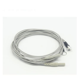لوازم جانبی پزشکی کابل الکترود خالص نقره ای EEG با جام سوکت DIN1.5