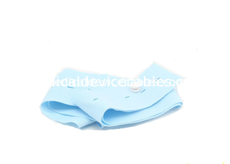 Disposable CTG belt with buttonhole for fetal monitor  blue