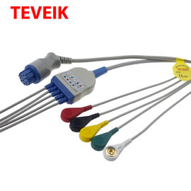 IEC Round 10 Pin 5 کابل مانیتور پزشکی Datex Satxiteplus Ecg را ارائه می دهد