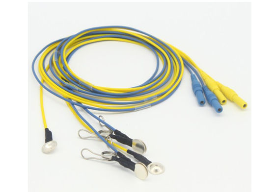 الکترودهای قابل استفاده مجدد EEG Cable OEM EEG سفارشی EEG Cap
