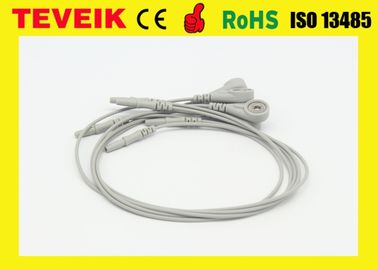 کابل Leadwire هولتر ضبط کننده هولتر 7 لید OEM پزشکی قابل استفاده مجدد / ODM DIN1.5 با گیره