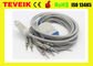 کابل FUKUDA Denshi 10Leads Wire DB15pin ECG / EKG برای Cardimax FX-2111 FX-3010