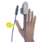 سنسور spo2 قابل استفاده مجدد برای مانیتور بیمار Contec گیره انگشت کودکان بزرگسال 3ft DB کابل سنسور spo2 7pin