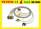 کابل ECG مانیتور بیمار HP HP ECG M1633A EKG Cable 5 منجر به Clip IEC می شود