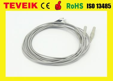 قیمت کارخانه کابل پزشکی EEG سوکت نوروفیدبک DIN1.5 الکترود EEG مسی با روکش نقره