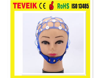 کلاه الکترود الکترود EEG سیلیکونی جداکننده نوروفیدبک پزشکی، کلاه الکترود الکترود 20 لید