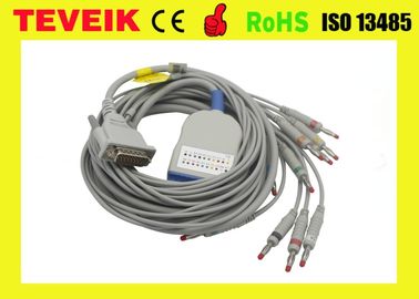 کابل SCG Long Schiller EKG کابل 10 کابل ECG سرب و Leadwires برای AT3، AT6، CS6، AT5، AT10، AT60