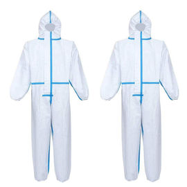 لباس محافظ یکبار مصرف جراحی غیر پارچه ای پارچه PE تنفس نرم