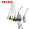 کابل ECG پزشکی Mindray قابل استفاده مجدد 5 کابل صندوق عقب محکم برای Beneview T5 T6 T8